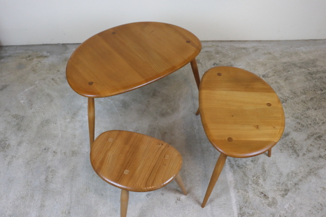 イギリス アーコール社 ercol ネストテーブル さ10-4