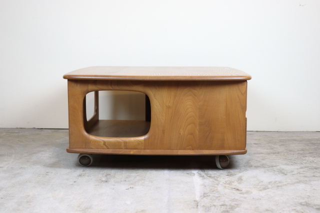 【※ハイジ※】ERCOL(アーコール) ラウンドコーヒーテーブル (1) アーコール ERCOL ラウンドコーヒーテーブル / ブルーラベル #76078