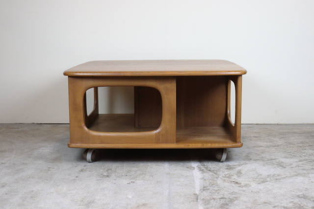 アーコール　ercol　パンドラボックス　コーヒーテーブル　キャスター付き