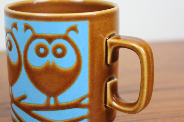 ホーンジー HORNSEA フクロウ マグカップ し173-7