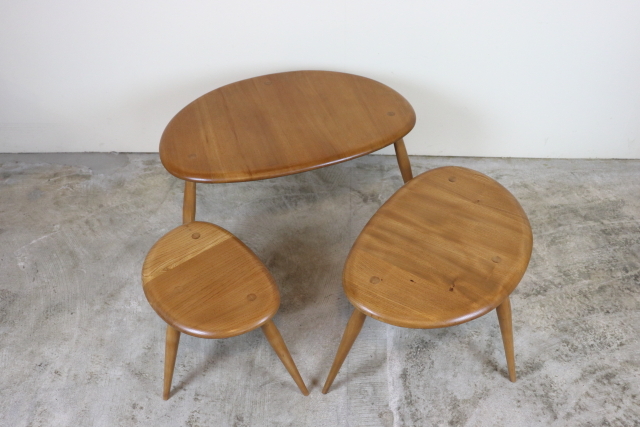 イギリス アーコール社 ercol ネストテーブル そ10-8