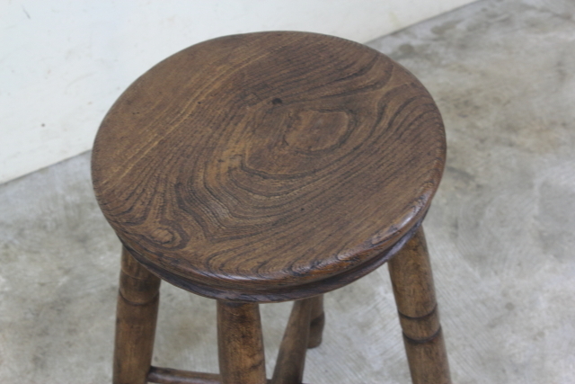 イギリス　スツール　ヴィンテージ