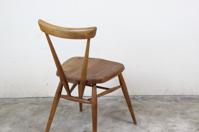 アーコール ercol スタッキングチェア（シングルバック座面高