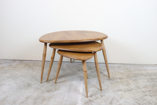 ercol アーコール　ネストテーブル　コーヒーテーブル　サイドテーブル　ヴィンテージ　イギリス