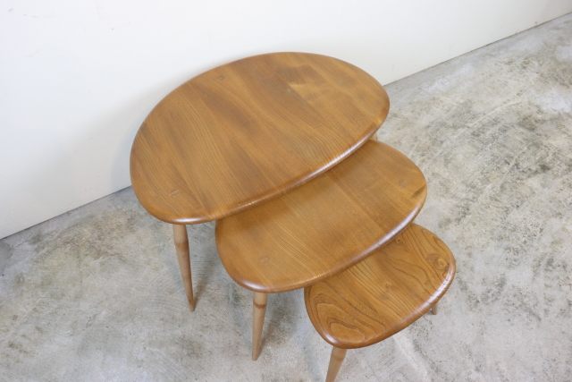ercol アーコール　ネストテーブル　コーヒーテーブル　サイドテーブル　ヴィンテージ　イギリス