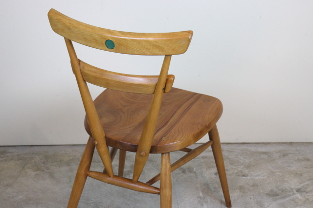 ercol　アーコール　グリーンドット　スタッキングチェア　レア