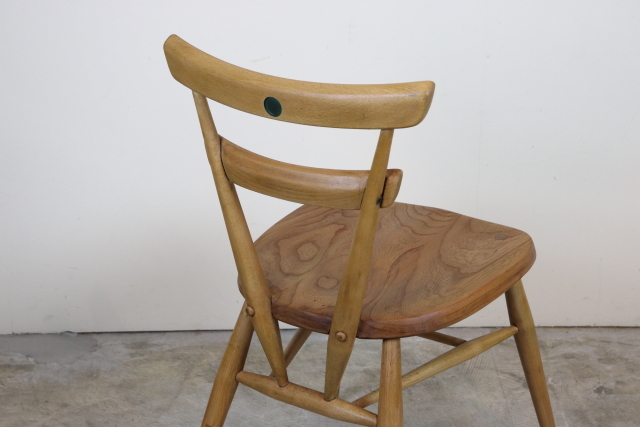 ercol　アーコール　グリーンドット　スタッキングチェア　レア