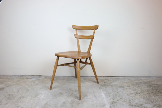 ercol　アーコール　グリーンドット　スタッキングチェア　ヴィンテージ　ダイニングチェア　レア　イギリス