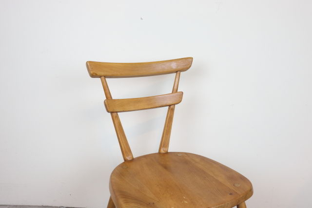 希少 ▪︎ アーコール / ERCOL｜スタッキングチェア　302 イギリス アーコール社 ercol スタッキングチェア グリーンドット ち1-6