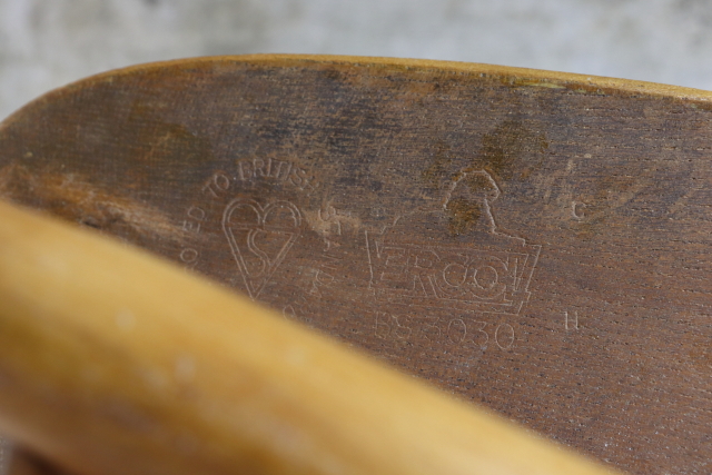 ercol　アーコール　グリーンドット　スタッキングチェア　ヴィンテージ　ダイニングチェア　レア　イギリス