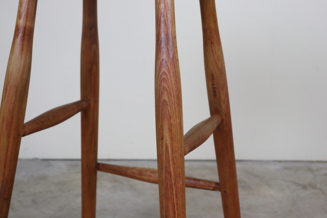 スツール　ヴィンテージ　イギリス　木製無垢