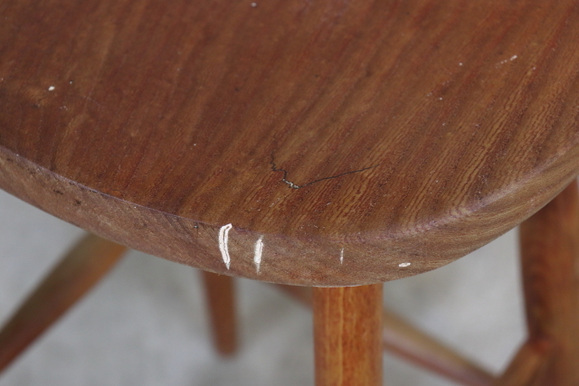 スツール　ヴィンテージ　イギリス　木製無垢