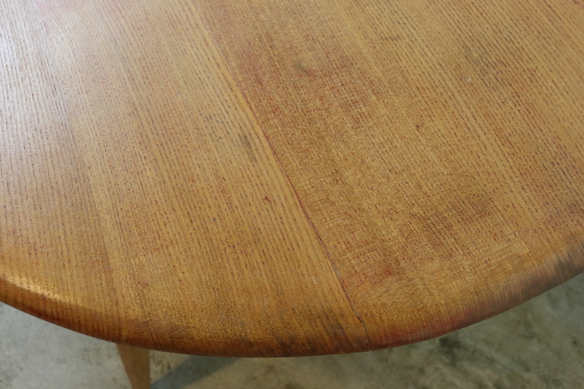 ercol アーコール　ラック付コーヒーテーブル　センターテーブル　ラウンドテーブル　ヴィンテージ　イギリス