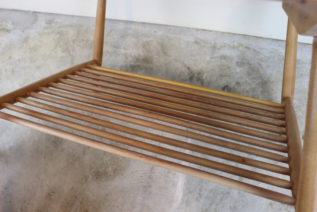 ercol アーコール　ラック付コーヒーテーブル　センターテーブル　ラウンドテーブル　ヴィンテージ　イギリス