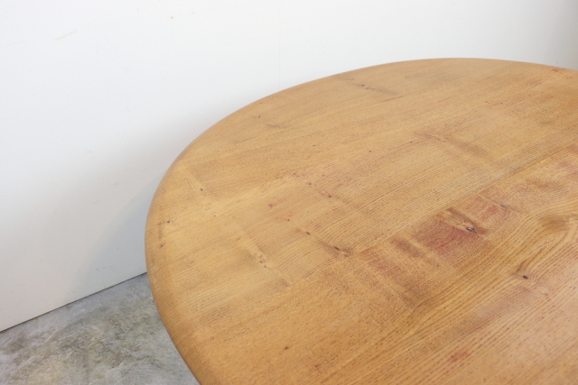 ercol アーコール　ラック付コーヒーテーブル　センターテーブル　ラウンドテーブル　ヴィンテージ　イギリス