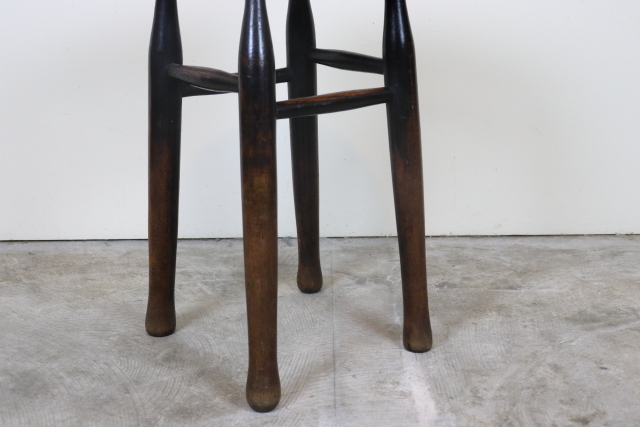 イギリス　ヴィンテージ　スツール　木製無垢