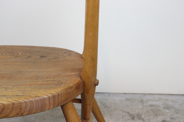 ercol アーコール　スタッキングチェア　ブルードット　スクールチェア　チャイルドチェア