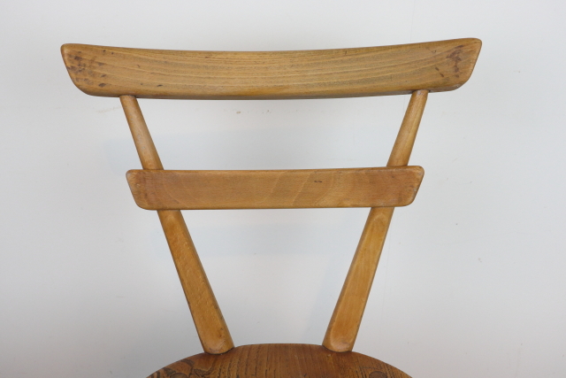 ercol アーコール　スタッキングチェア　ブルードット　スクールチェア　チャイルドチェア