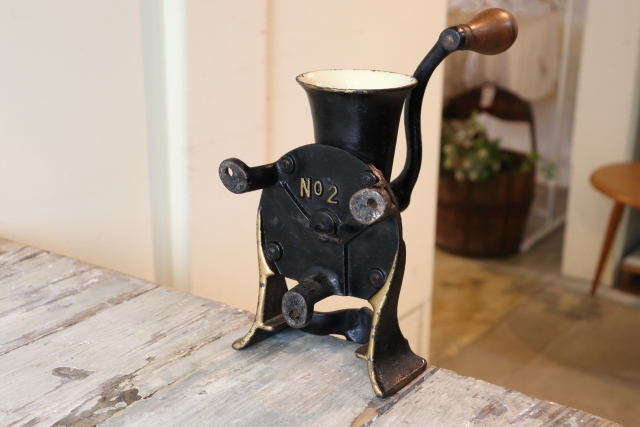 イギリス製　コーヒーミル　スポング社　SPONG　NO.2　ヴィンテージ