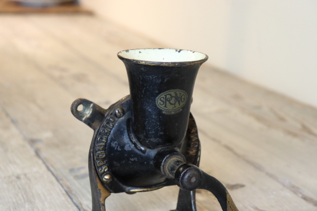 イギリス製　コーヒーミル　スポング社　SPONG　NO.2　ヴィンテージ