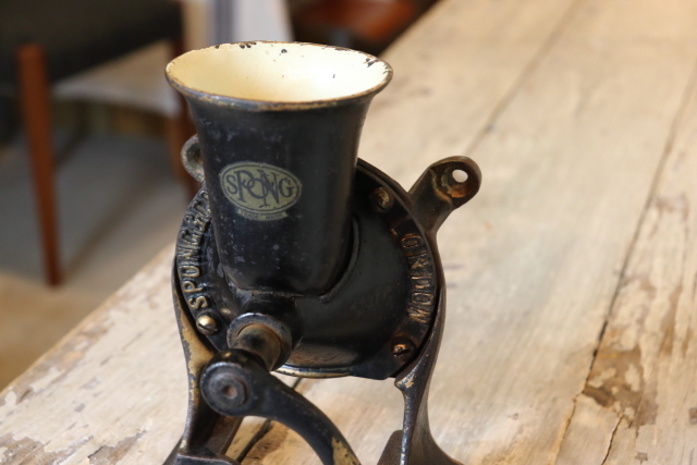 イギリス製　コーヒーミル　スポング社　SPONG　NO.2　ヴィンテージ