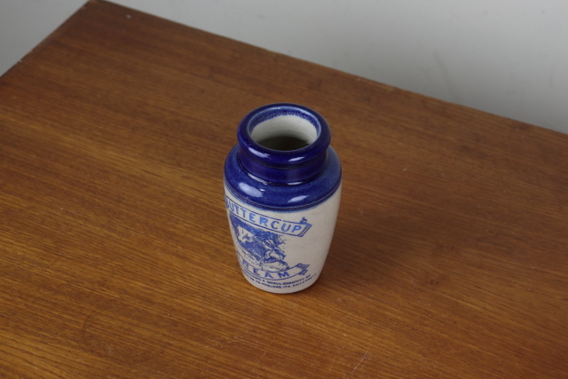 イギリス アンティーク ミルクポット バターカップ デイリー社 陶器