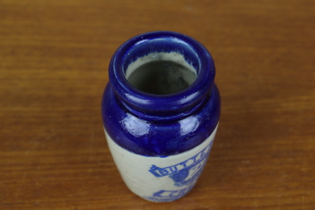 レア　イギリスアンティーク　陶器　CREAM ジャー ENGLAND antique イギリスアンティーク Boots COLD CREAM