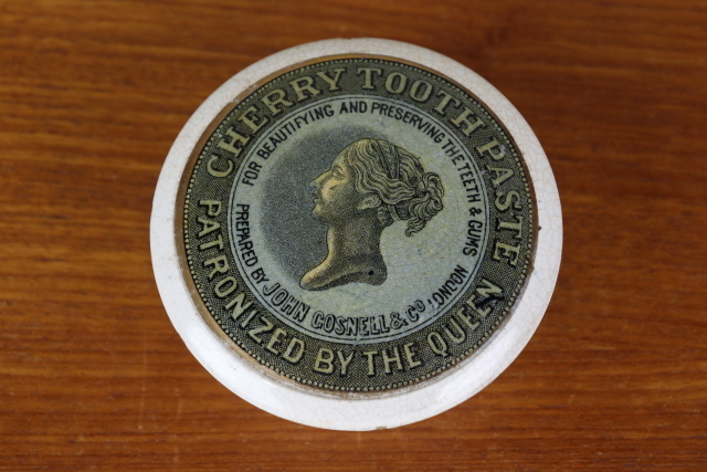 アンティーク　イギリス　トゥースペースト　TOOTH PASTE ジャー イギリス アンティーク トゥースペーストジャー 歯磨き粉 陶器