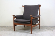 フィンユール　ブワナチェア　ヴィンテージ　北欧家具　デンマーク　France&Son
