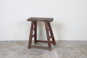イギリス　ヴィンテージ　スツール　木製無垢