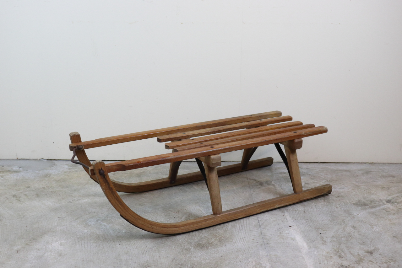 davos germina ドイツ　ヴィンテージそり　木製