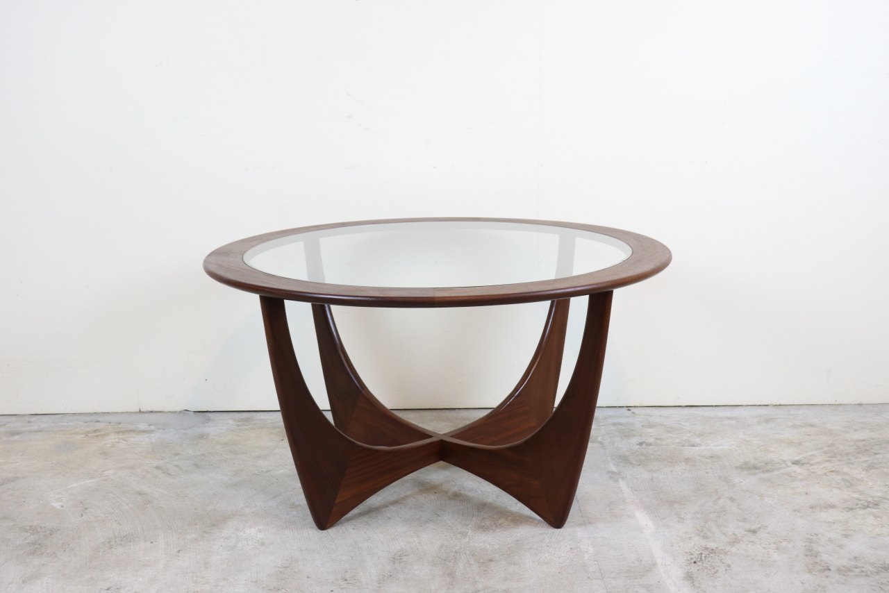 g-plan　ジープラン　ガラストップ　コーヒーテーブル　チーク　ヴィンテージ　イギリス