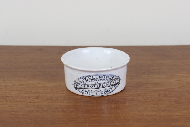 イギリス　アンティーク　ミートジャー　ミートポット　ヴィンテージ　トレイ