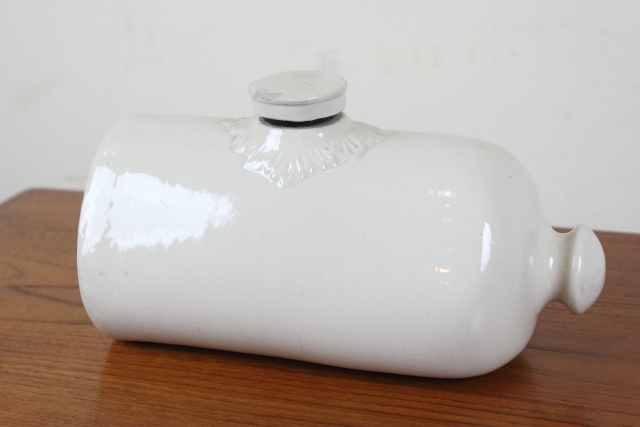 イギリス　アンティーク　湯たんぽ　フットウォーマー　花瓶