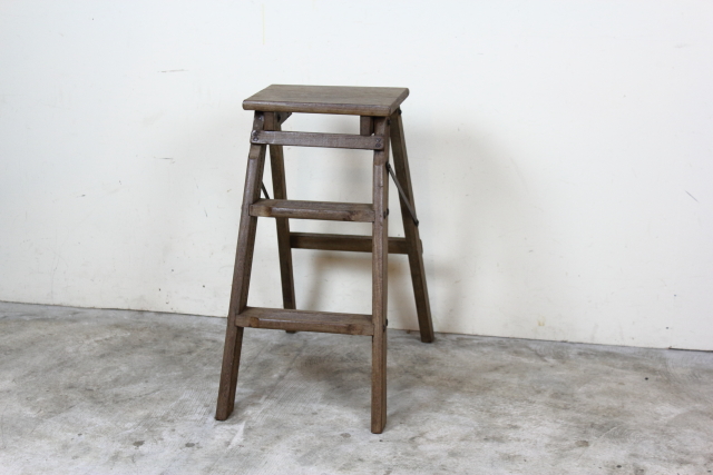 イギリス　ヴィンテージ　ラダー　脚立　木製　はしご