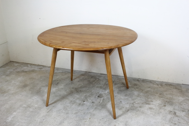ercol　アーコール　ラック付ダイニングテーブル　レア