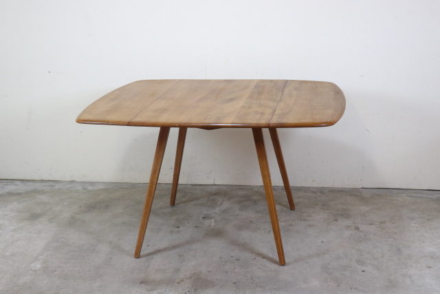 アーコール ercol ドロップリーフ バタフライテーブル ダイニングテーブル　正方形