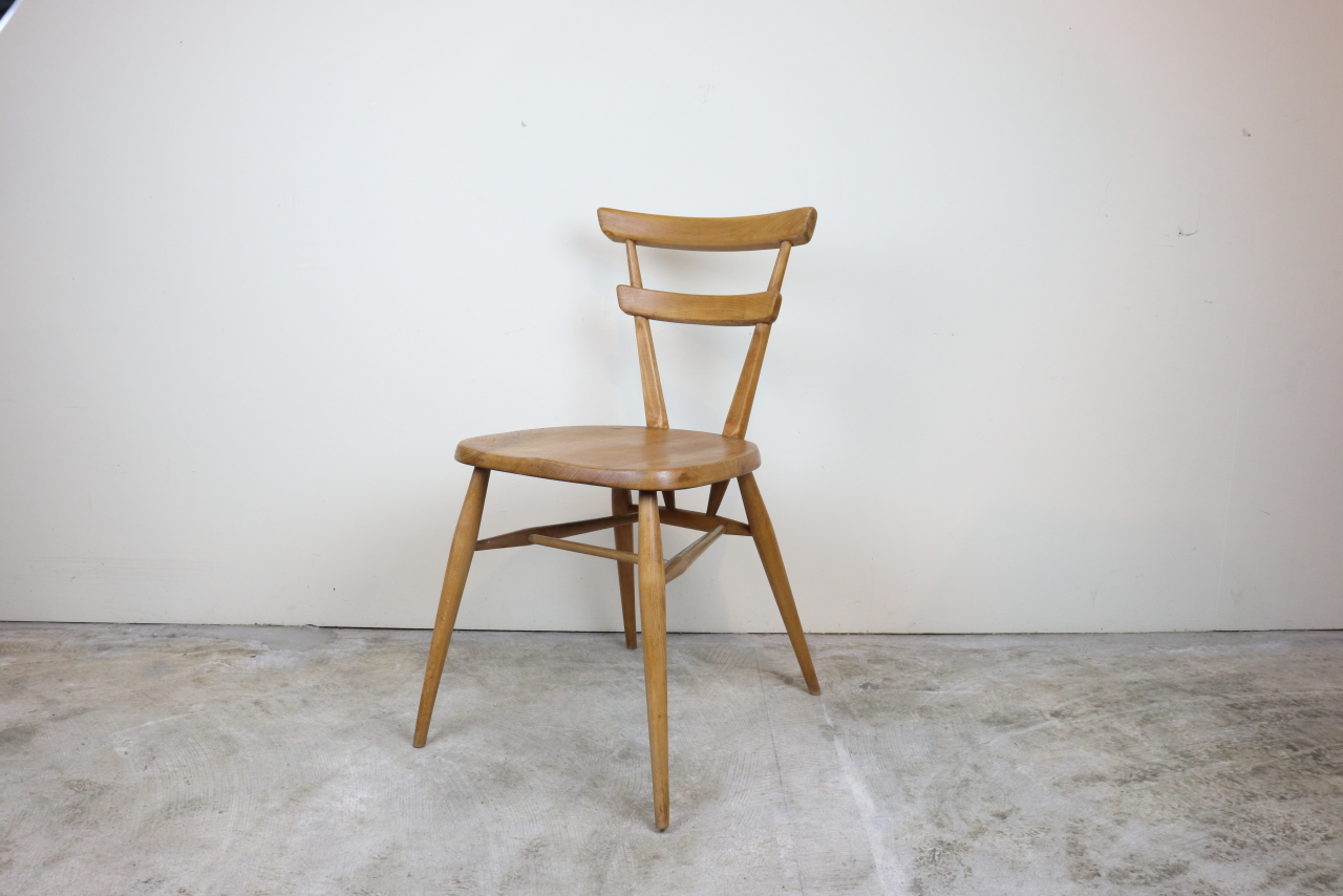 ercol　アーコール　グリーンドット　スタッキングチェア　ヴィンテージ　ダイニングチェア　レア　イギリス