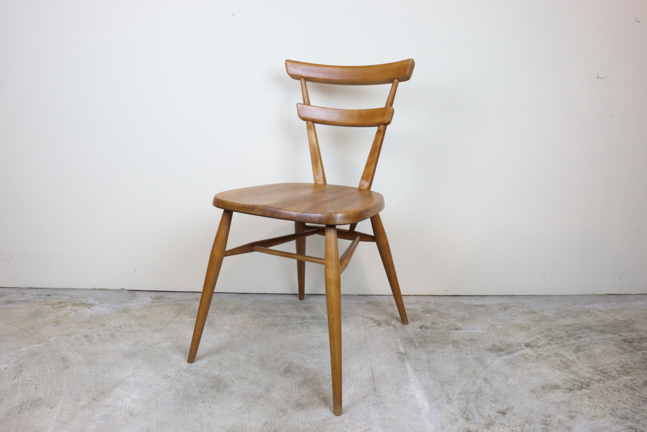 ercol　アーコール　グリーンドット　スタッキングチェア　ヴィンテージ　ダイニングチェア　レア　イギリス