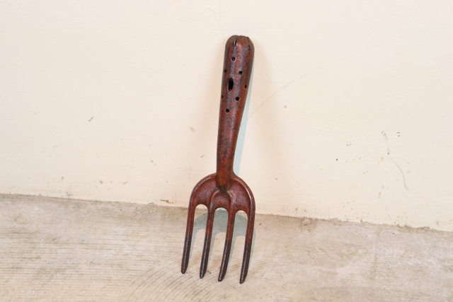 イギリス　アンティーク　ガーデンフォーク　ガーデンツール　園芸