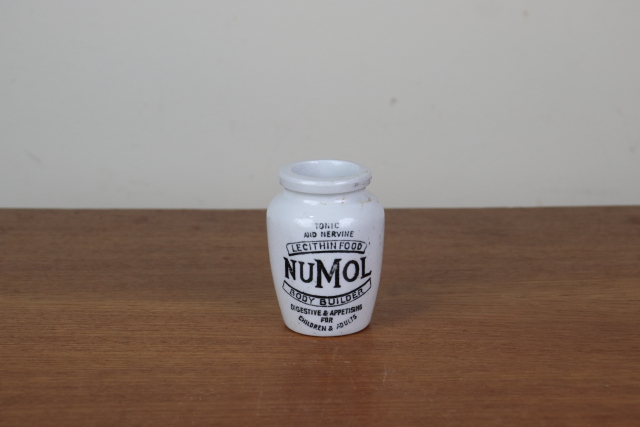 イギリス　アンティーク　ヌモールNUMOL　陶器ポット　ジャー　ボトル