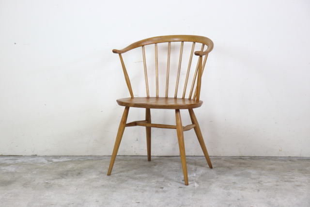 ercol　アーコール　カウホーンチェア　スモーカーズチェア