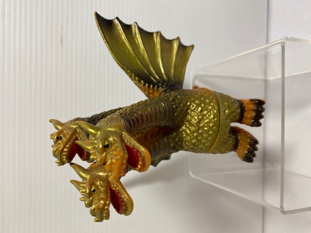 ポピー☆キングギドラ（足型あり）☆キングザウルスシリーズ☆ソフビ  