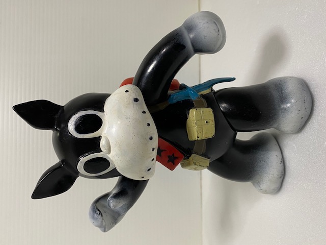 1969年☆マルサン☆のらくろ☆ソフビ人形 17．5cm 当時物 