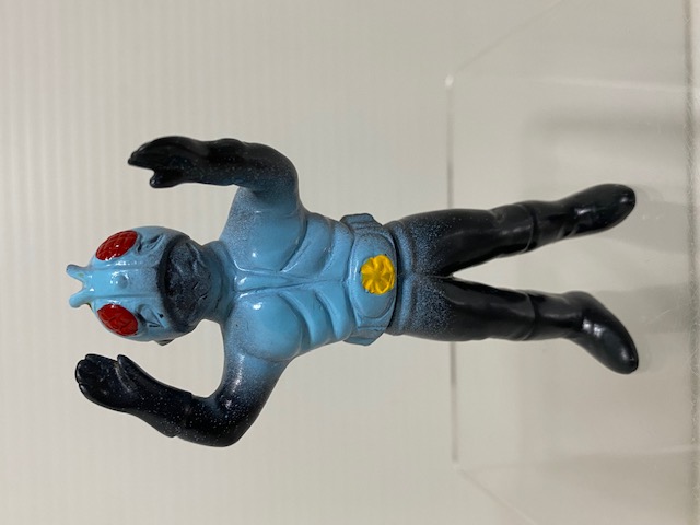 昭和レトロ☆仮面ライダー☆ソフビ人形 9．2cm 70年代 当時物 版権有