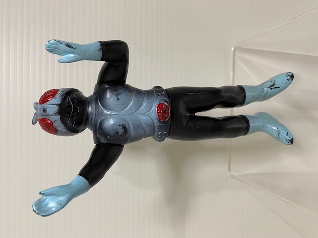 昭和レトロ☆仮面ライダー☆ソフビ人形 15．2cm 70年代 当時物 