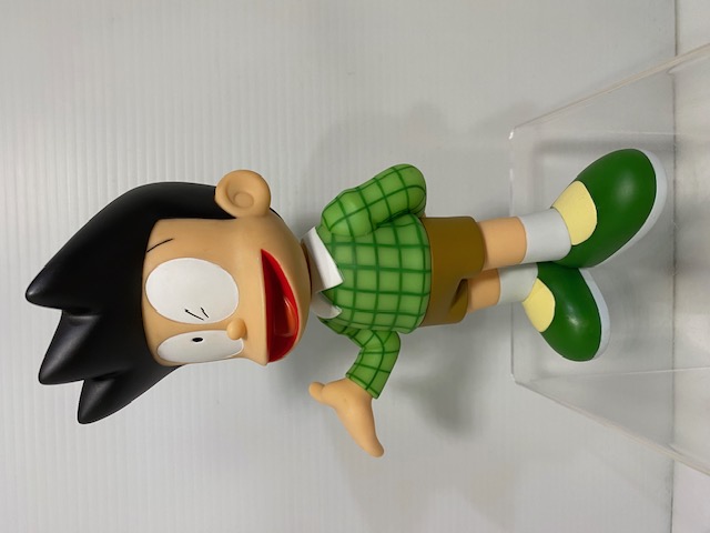 スネ夫☆ドラえもん☆ソフビ人形 １７．８ｃｍ メディコムトーイ 版権有 アニメ 現状【AT2350】