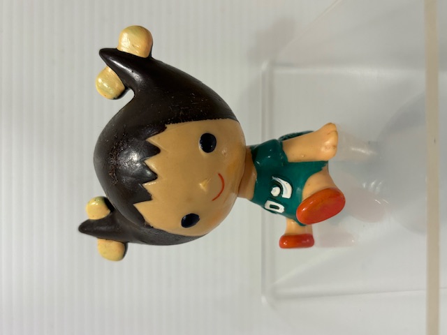 東邦レーヨン☆アロンちゃん☆昭和レトロ☆ソフビ人形 ７．２ｃｍ 当時物 企業物 非売品 現状【AT2372】