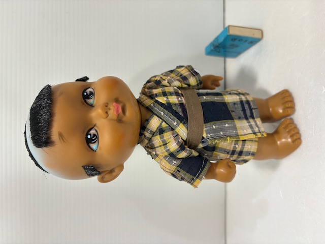 昭和レトロ☆大五郎☆子連れ狼☆ソフビ人形 ２０．３ｃｍ 双葉社 BIKO 当時物 JAPAN 時代劇 版権有 現状【AT2573】