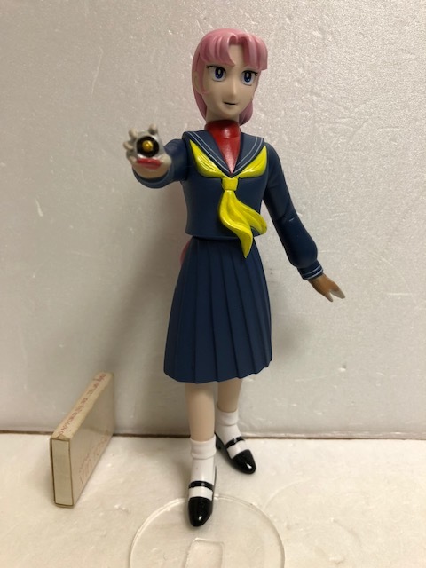 原作版☆スケバン刑事☆麻宮サキ☆ソフビ人形☆フィギュア ２０．０ｃｍ 版権有 現状 【AT419】